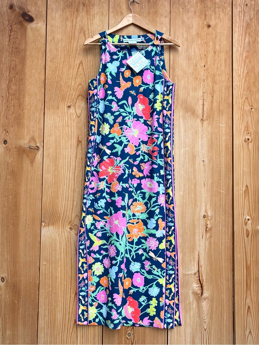 Gretchen Scott NWT Floral Tank Dress Sz Medium